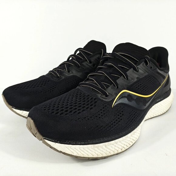 Saucony Hurricane 23 Men’s 12.5 Black Gold S20615-45 Running Shoes Sneakers - Picture 4 of 16